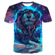 3D Graphic Wolf T-Shirt
