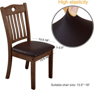 Pu Leather Dining Chair Cover