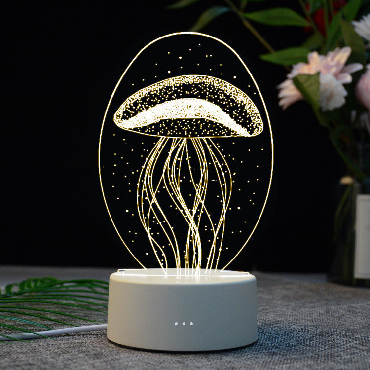 3D LED Table Night Light Lamp