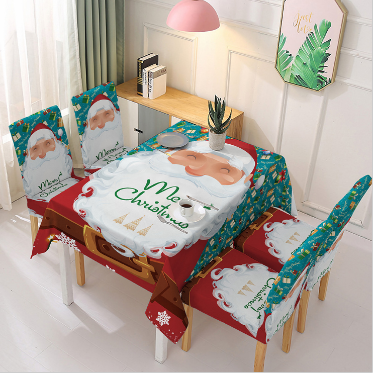 Christmas Table & Chair Cover Set