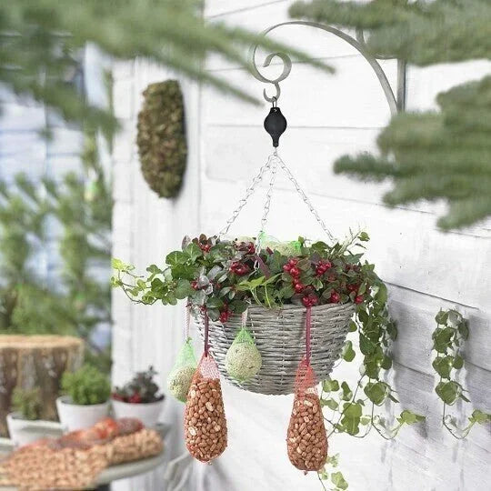 （Summer Hot Sale-30%OFF)🌳Plant Pulley Set For Garden Baskets Pots