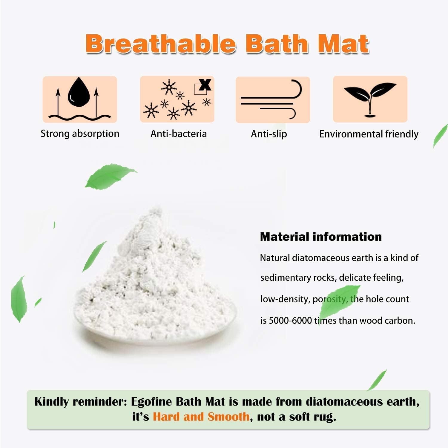 Diatomite Bath Mat