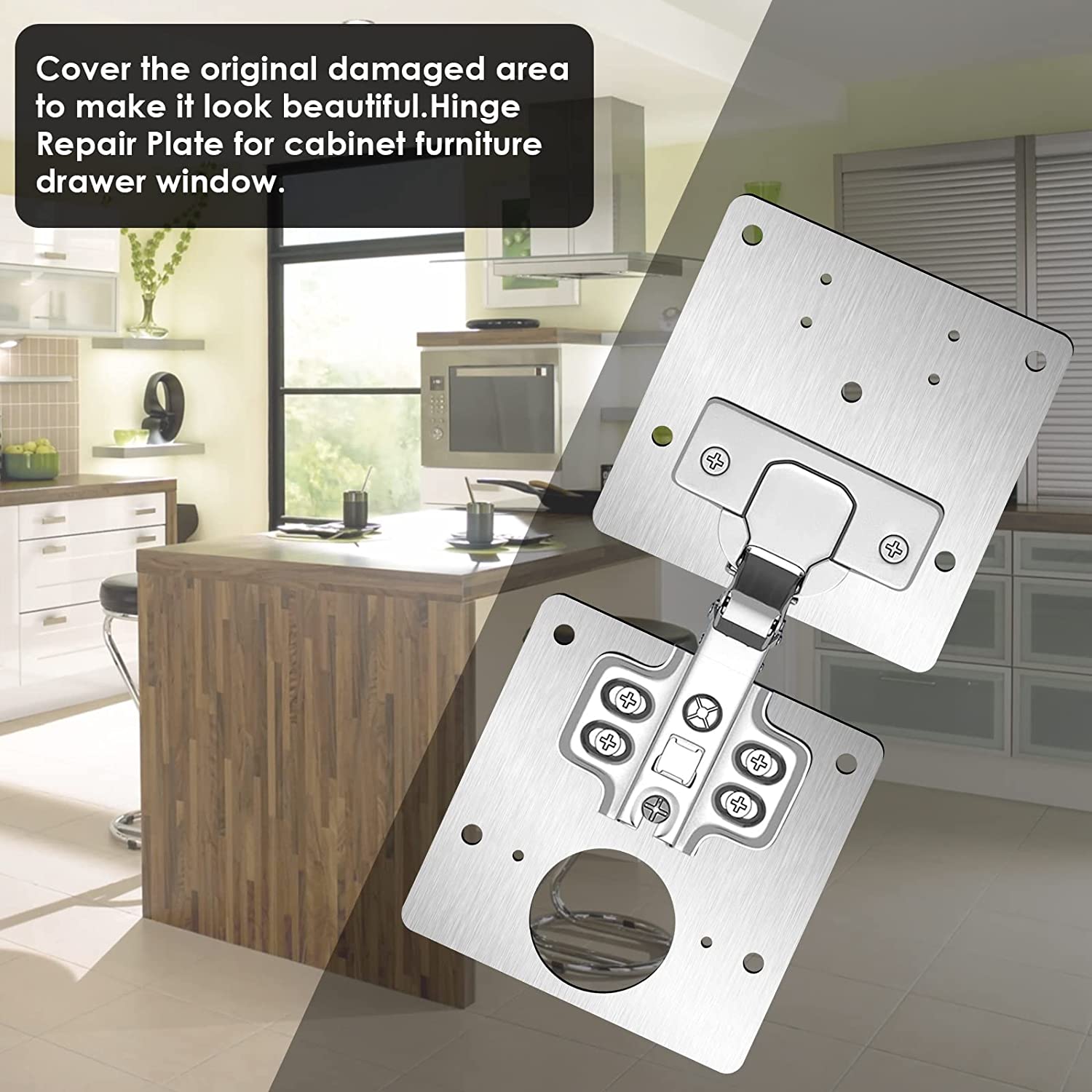 (🎉Father's Day Pre-sale) Cabinet Hinges Repair Plate