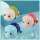 Turtle Bath Toys 3 pcs Set