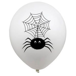 Halloween White Latex Balloons