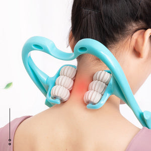 🎄Christmas Hot Sale🎁 Wheel Neck Therapy Massager Roller