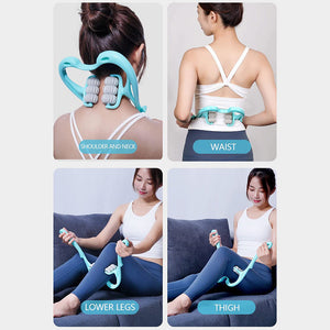 🎄Christmas Hot Sale🎁 Wheel Neck Therapy Massager Roller