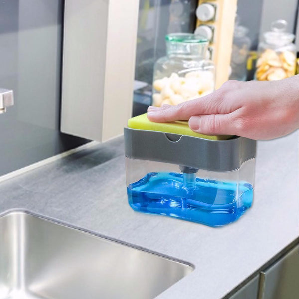 Soap Pump Dispenser Sponge Holder