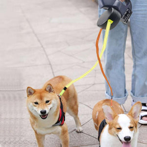 Adjustable Pet Leash For Two Dogs