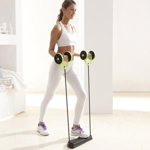 Double Wheel Home Gym Trainer