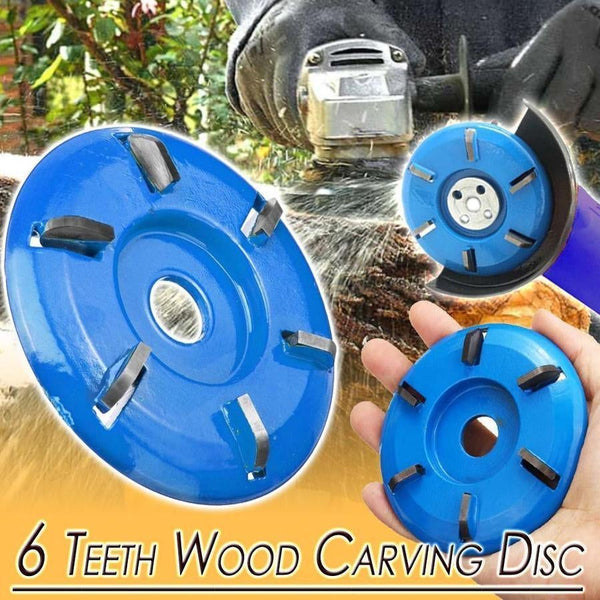 🎄Christmas Hot Sale🎁6 Teeth Wood Carving Disc